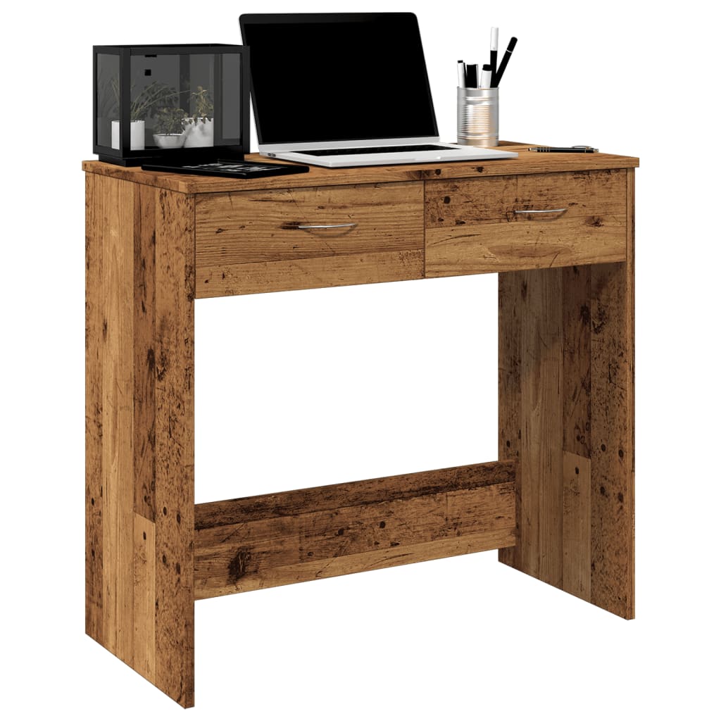Desk Old Wood 80x40x75 cm Engineered Wood